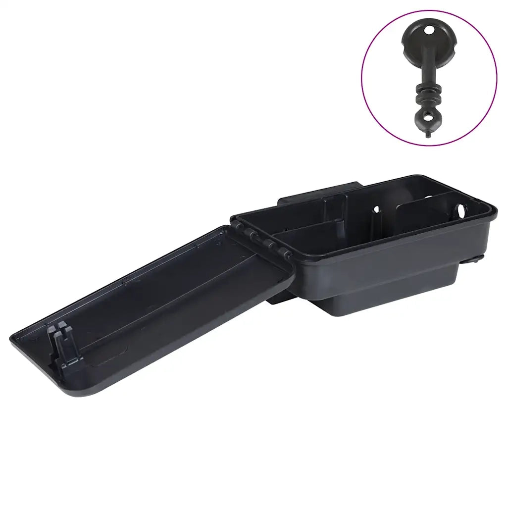 Trappole per Topi 6 pz Nere 22x12,5x7,5 cm CFW9243821