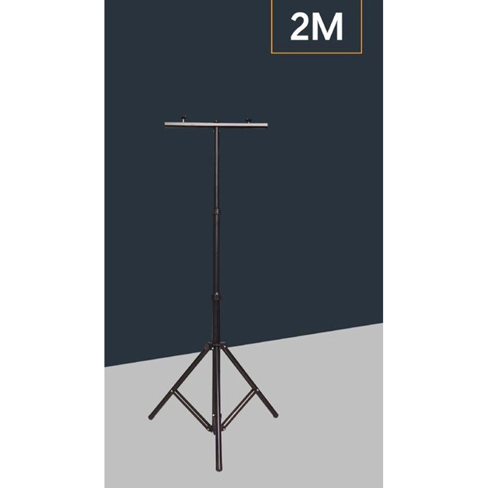 Trade Shop - Supporto Treppiede Staffa Per Fari Proiettori Led Altezza Regolabile Fino A 2 Mt Bc-n2m -