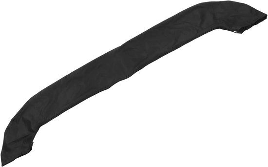 Copertura per Bimini Opaca - Tela Oxford, Impermeabile, Resistenze Acqua, Ombrellone - Nero - Copertura per Kayak e Barca - Tasca di Riposo - Sostituzione - Attrezzatura da Navigazione.