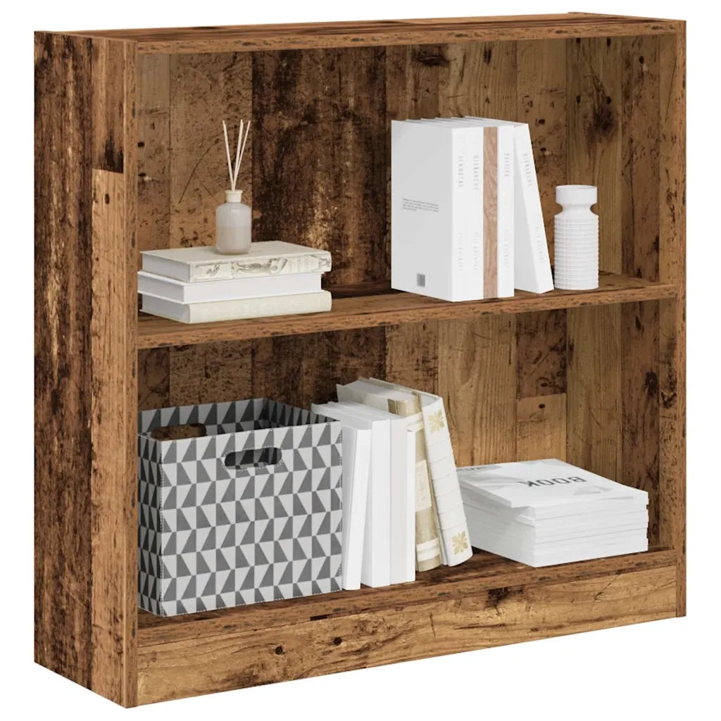 Libreria Legno Antico 80x24x76 cm in Legno Multistrato 857833