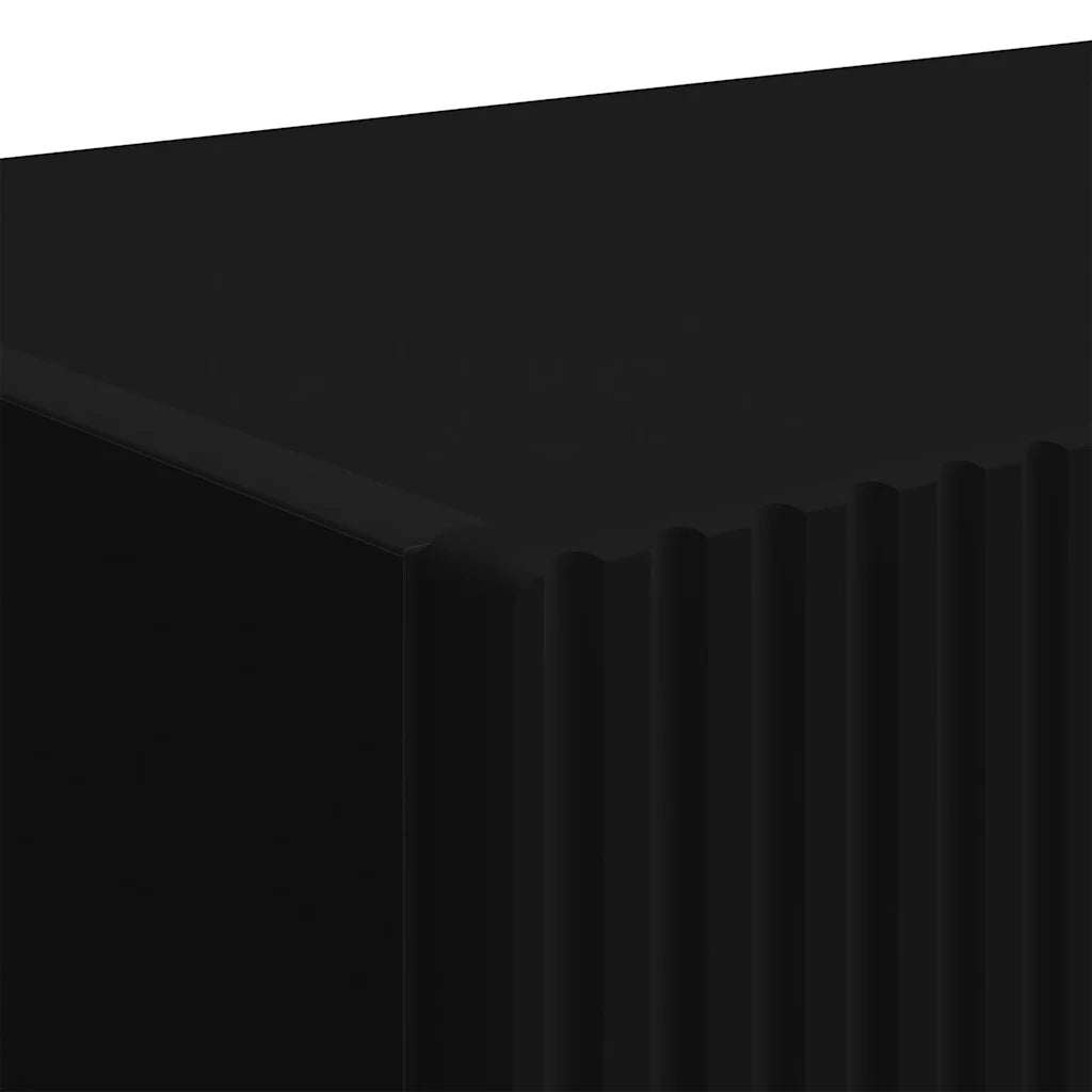 Mobile TV da parete 2 pcs Nero 60 x 31 x 29,5 cm
