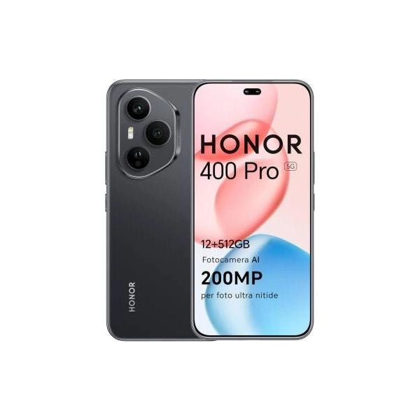 Honor 400 pro 12+512gb 6.75g midnight black ds ita - 02266