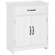 Mobile bagno a colonna con ante, cassetto e ripiani regolabili ¨C Xylo ¨C Bianco, 60x30x75cm