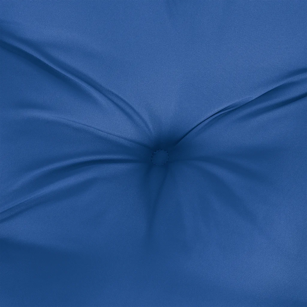 Cuscino per Pallet Blu 58x58x10 cm in Tessuto
