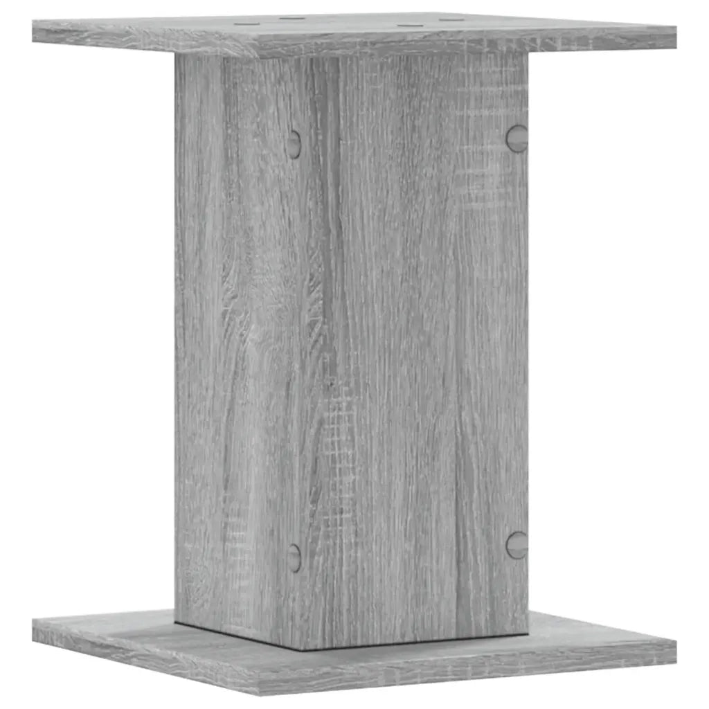 Supporti Altoparlanti 2 pz Grigio Sonoma 30x30x40cm Multistrato 852650