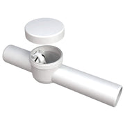 Valvola Antiriflusso Orizzontale Maschio Maschio Bonomini ABS Bianco ø40 mm