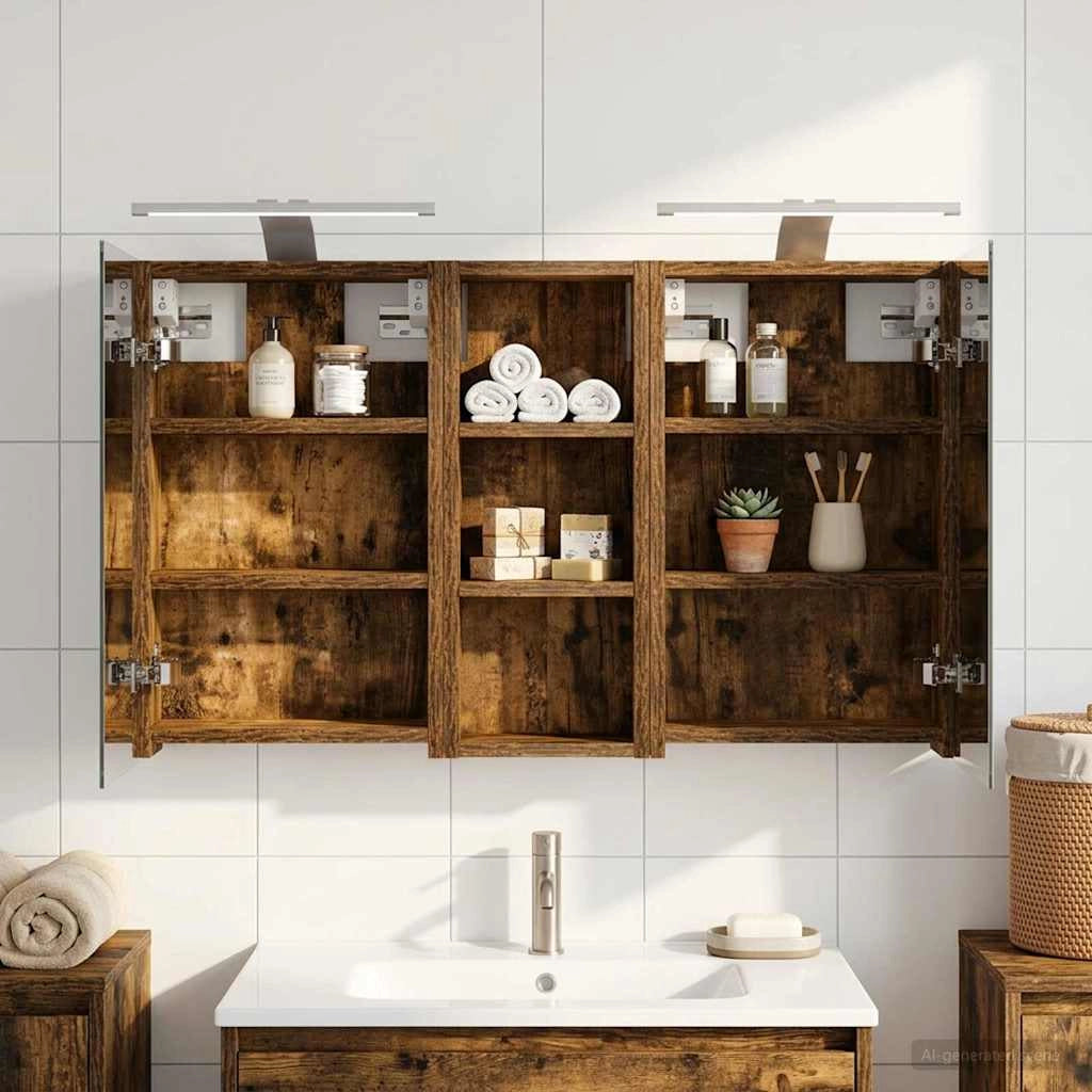 Set di Armadi da Bagno 3 pz 80 x 10,5 x 50 cm 3403660