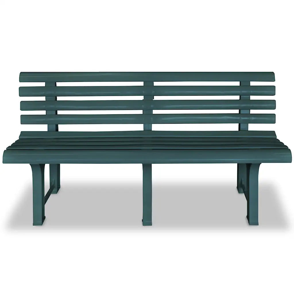 Panchina da Giardino | Panca da Giardino 145,5 cm in Plastica Verde