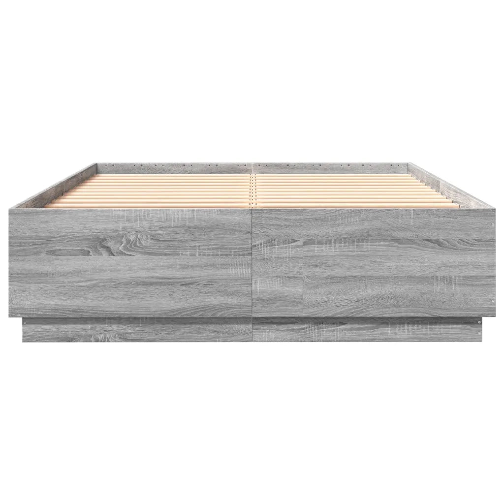 Giroletto Grigio Sonoma 160x200 cm in Legno Multistrato 3209693