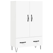 Credenza | Madia | Buffet da pranzo | Armadio da pranzo Bianca 69,5x31x115 cm in Legno Multistrato