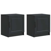 Armadio da Notte 2 pcs Nero 43 x 34,5 x 47 cm 895718