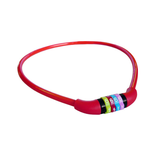Lucchetto per Bicicletta Antifurto a Combinazione 4 Cifre per Bambini Colore Assortito