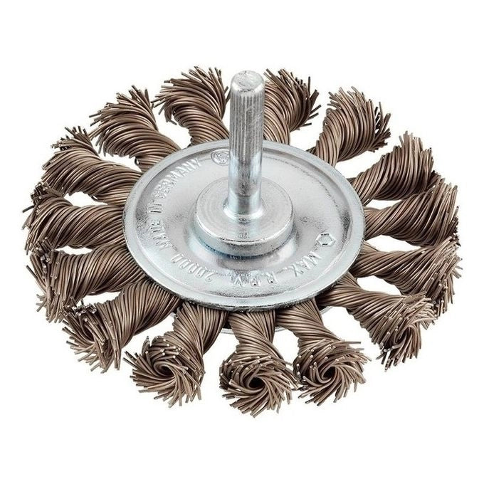kwb 603030 Ruota a raggi di filo di acciaio Spazzola a disco 7 cm