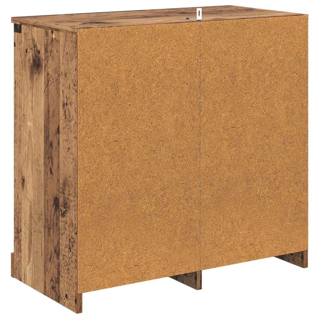 Credenza | Madia | Buffet da pranzo | Armadio da pranzo Legno vecchio 70 x 35,5 x 67,5 cm Legno multistrato