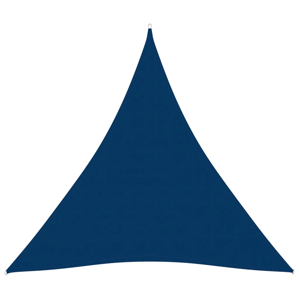 Vela ombreggiante triangolare in tessuto Oxford 5 x 7 x 7 m blu 02_0009937