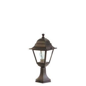 Lampada Paletto da Cancello Colore Nero per Esterno Linea Mini Quadrata Sovil