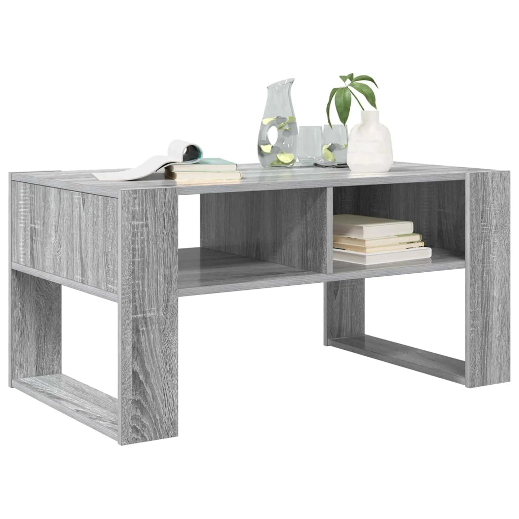 Tavolino da salotto Grigio Sonoma 92 x 53 x 45 cm 8000097