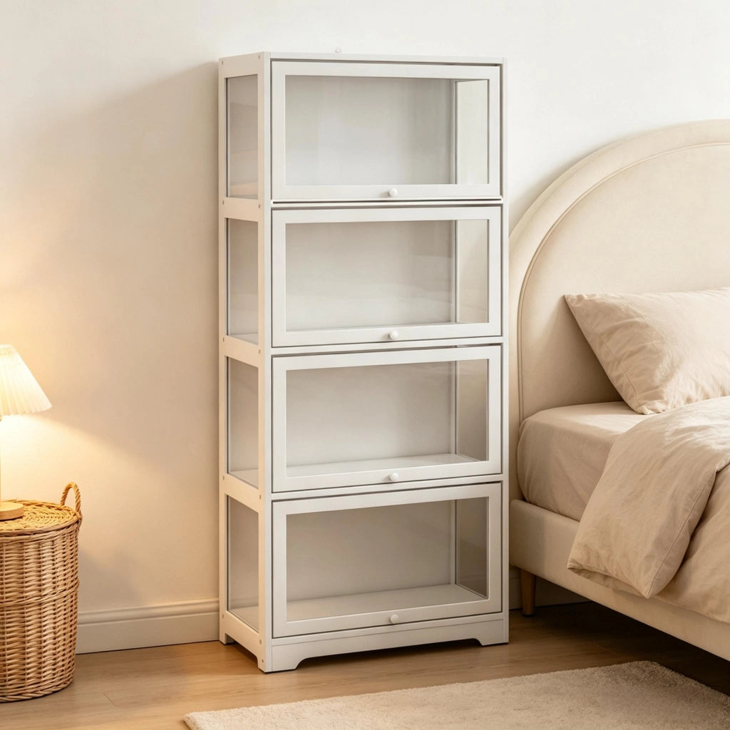 Elegante scaffalatura, vetrina, mobile di design, mobile contenitore (solo con scaffalatura)