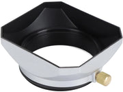 Parasole in Lega di Alluminio 52MM - Capocamera - Parasole Argentato - Adatto per Obiettivi Grandangolo - Inclusa Istruzioni