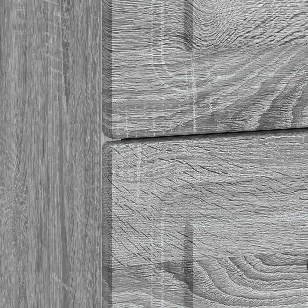 Armadio da Notte Grigio Sonoma 43 x 34,5 x 44,5 cm 895687