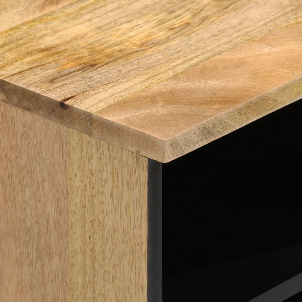 Mobile Porta TV-Mobile per TV-Credenza TV 80x33x46 cm in Legno Massello di Mango 867290