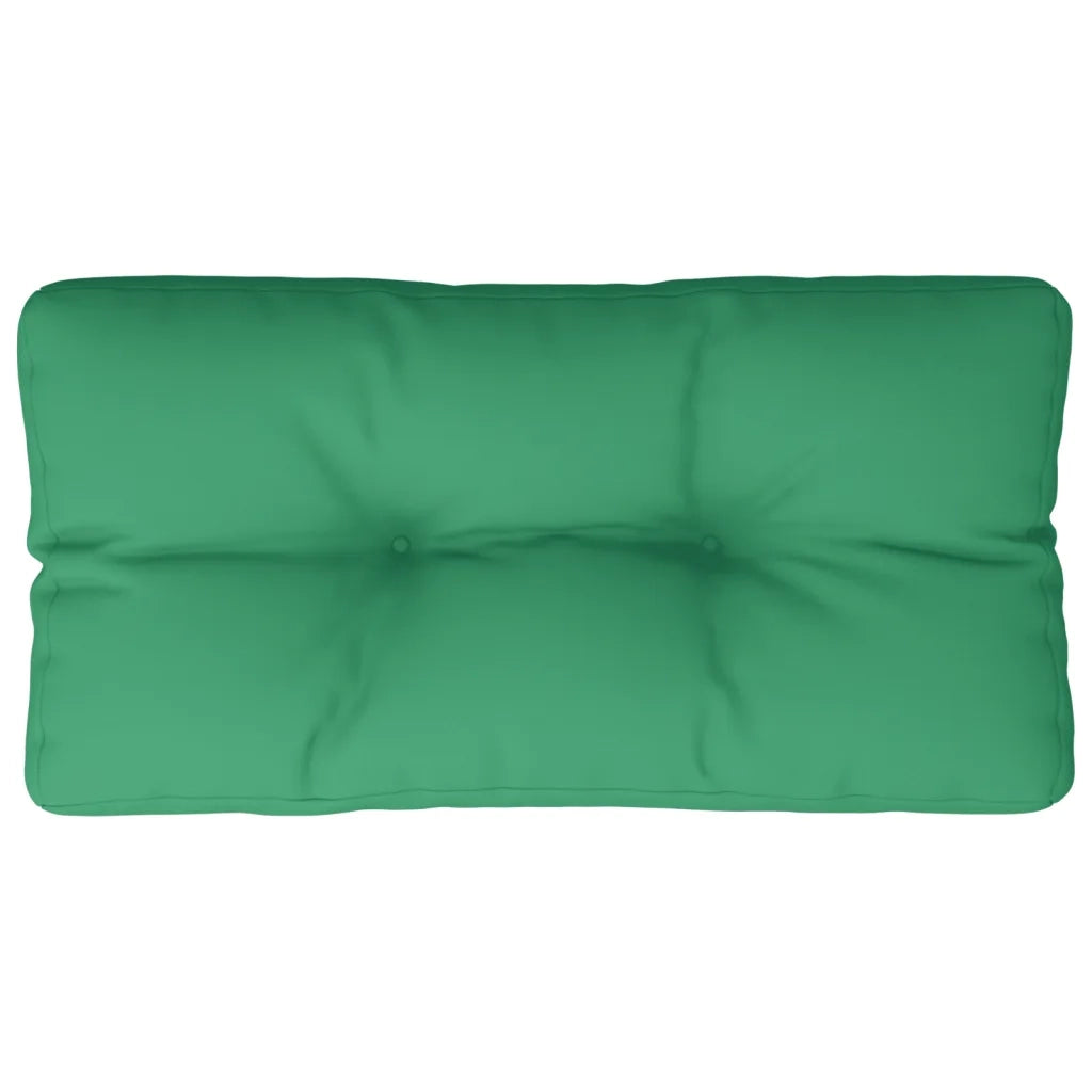 Cuscino per Pallet Verde 80x40x12 cm in Tessuto 314467