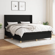 Giroletto a Molle con Materasso Nero 160x200 cm in Tessutocod mxl 98634