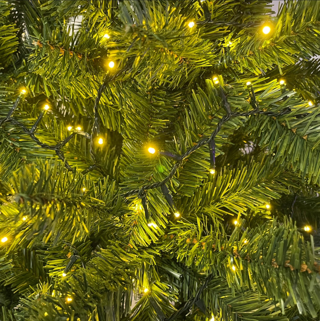 Catena Nastro 6cm NTLG 1000 MiniLED cavo Verde 4+30,5m Luci di Natale
