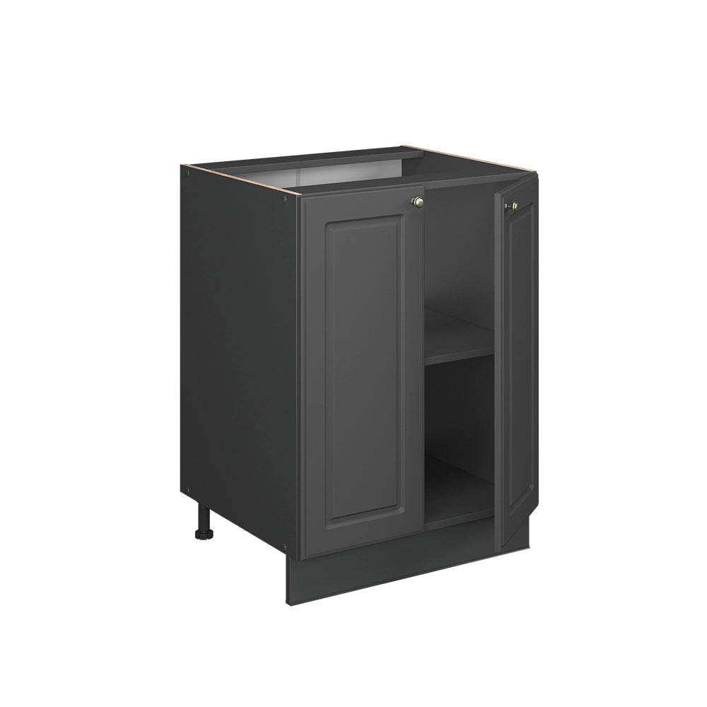 Vicco Mobiletto base cucina Landhaus antrazit-oro 60 cm , PL Marmo