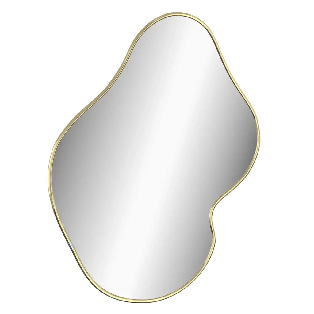 Specchio da Parete-Specchio a Muro-Specchio Decorativo Dorato 60x50 cm 579002