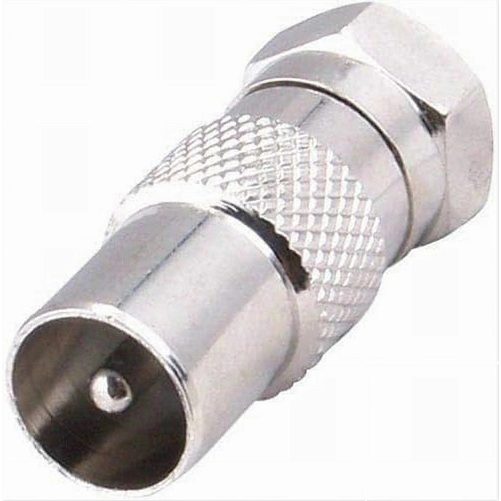 Trade Shop - 2pz Connettore Antenna Tv Satellite Adattatore Tipo F Maschio A Cei Maschio C-079 -