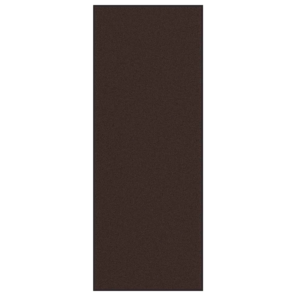 Zerbino antiscivolo marrone 115 x 300 cm resistente design contemporaneo ingresso marrone PP 02_0058177