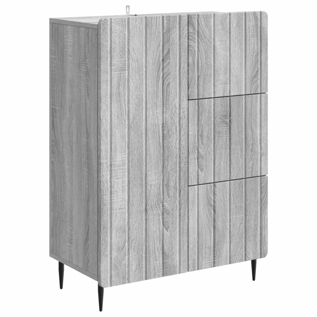 Credenza Grigio Sonoma 66 x 34,5 x 91,5 cm Legno ingegnerizzato