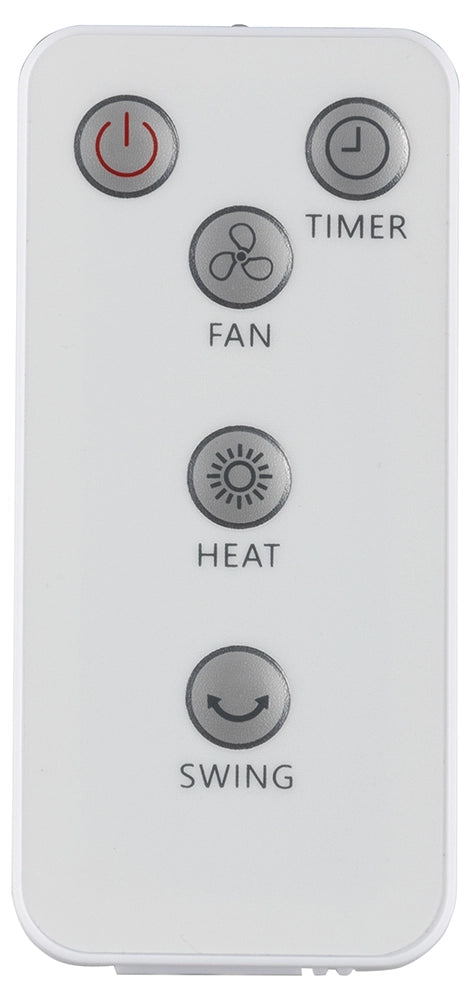 Melchioni Family Termoventilatore da Terra con Telecomando Funzione di Oscillazione e Up&Down Regolabile Ventilazione e Riscaldamento Colore Bianco