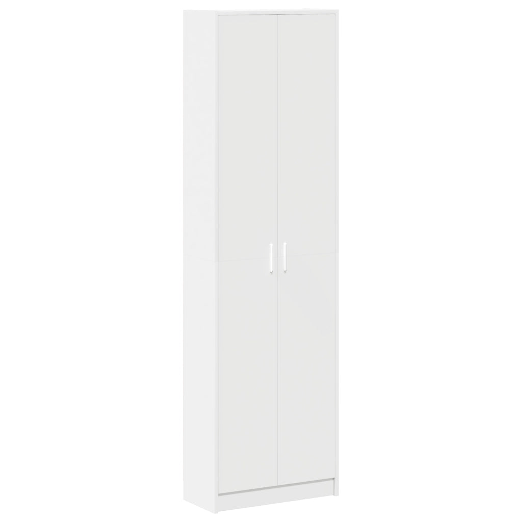 Armadio Bianco 55x25x189 cm in legno ingegnerizzato