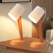 ZMH Lampada da Tavolo Arancione E14 Moderno Stile Country per Sala da Pranzo Senza Lampadine Set di 2 Pezzi