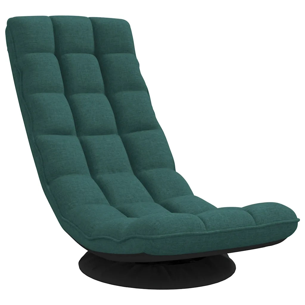 vidaXL Sedia da Terra Girevole Verde Scuro 70x51x79 cm in Tessuto