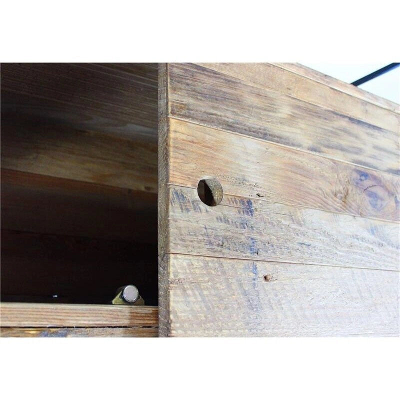 MOBILE DENNIS REALIZZATO IN LEGNO CON 2 RIPIANI E 4 ANTE 99 X 40 X H190 CM