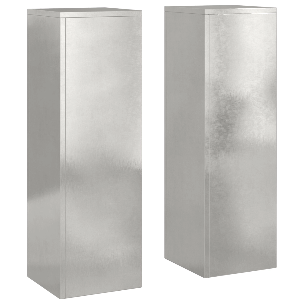 Supporti per piante da esterno  Pillar 2 pz 24x24x75 cm in acciaio inossidabile