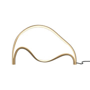 Maytoni Lampada da tavolo moderna Plons 1 luce LED integrato ottone alluminio diffusore silicone