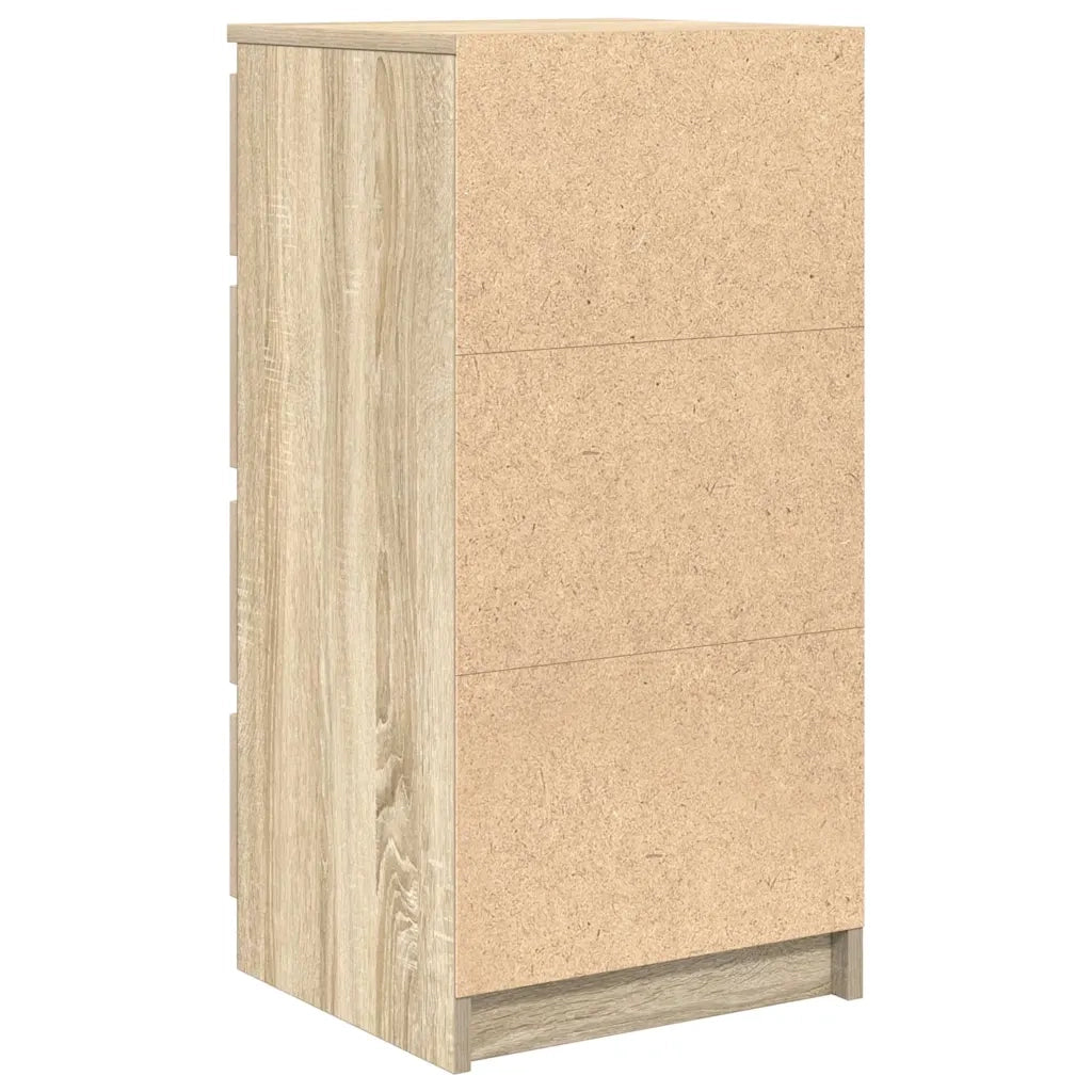 Credenza Rovere Sonoma 37,5x35x76 cm in Legno Multistrato 861753