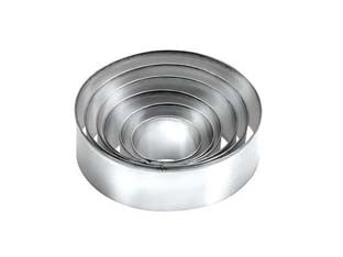 SET 6 TAGLIABISCOTTI TONDI DELICIA- - da ø cm.3, cm.4, cm.5, cm.6, cm.7, cm.20 - 3 pezzi TESCOMA