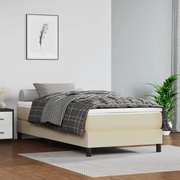 Struttura Letto a Rete a Molle Crema 80x200 cm in Similpelle 3120666