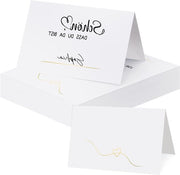 Tavole di invito personalizzabili 60 pezzi 110 x 85 mm - Carte di auguri per matrimonio, compleanno, battesimo.