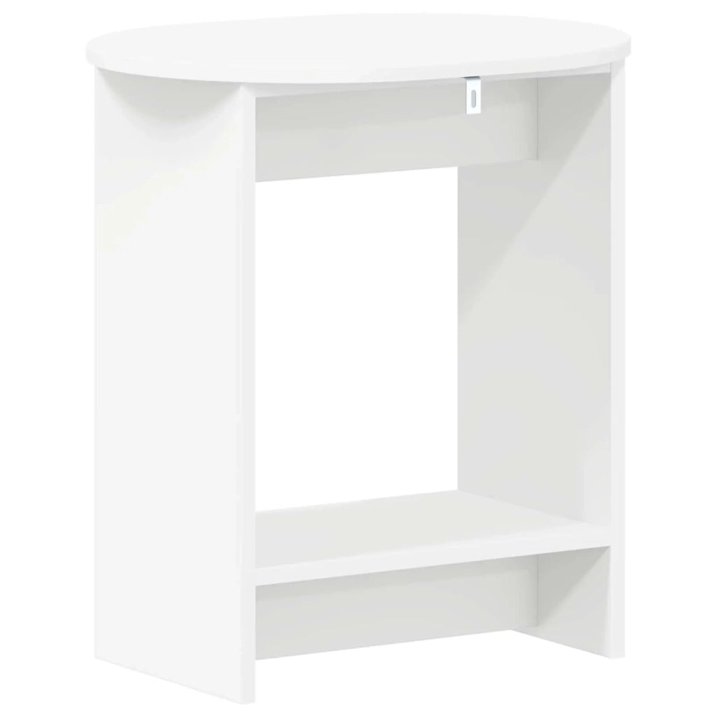 Tavolo laterale Bianco 50 x 39,5 x 55 cm Legno ingegnerizzato 899852