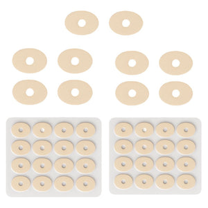 36 Pz Paracalli Ovali in Lattice 2,8x1,8cm Protezioni per Calli e Dita dei Piedi Cuscinetti Morbidi Antisfregamento