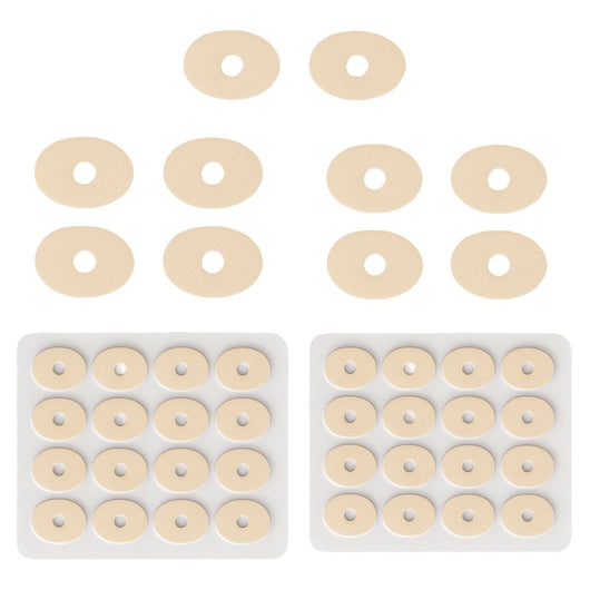 36 Pz Paracalli Ovali in Lattice 2,8x1,8cm Protezioni per Calli e Dita dei Piedi Cuscinetti Morbidi Antisfregamento