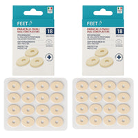 36 Pz Paracalli Ovali in Lattice 2,8x1,8cm Protezioni per Calli e Dita dei Piedi Cuscinetti Morbidi Antisfregamento