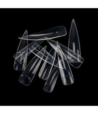 36 Tips Trasparente Stiletto Lunghe Competizione Punta Per Ricostruzione Nailart         