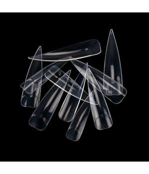 36 Tips Trasparente Stiletto Lunghe Competizione Punta Per Ricostruzione Nailart         